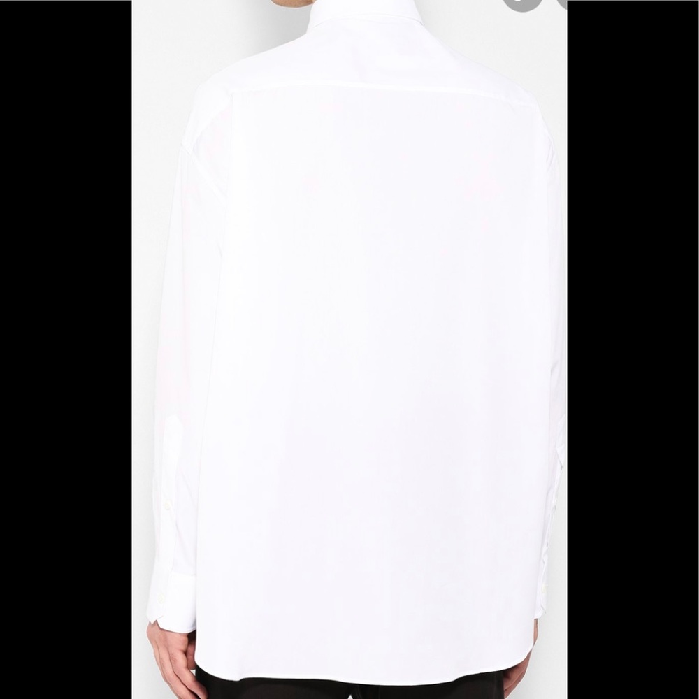 Valentino Mens VLOGO Deconstructed Oversized Shirt - Picture 6 of 7
